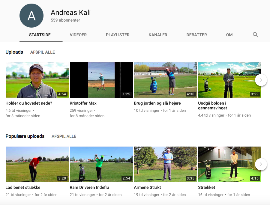 Andreas Kalis YouTube kanal