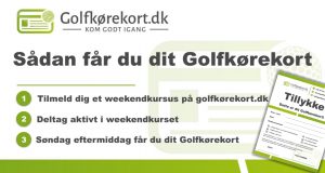 Golfkørekort på en weekend