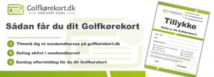 Sådan får du dit golfkørekort